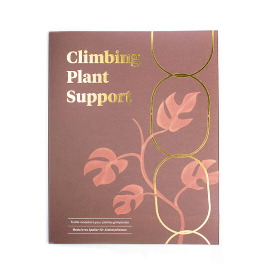 The packaging of our Brass Support for climbing plants